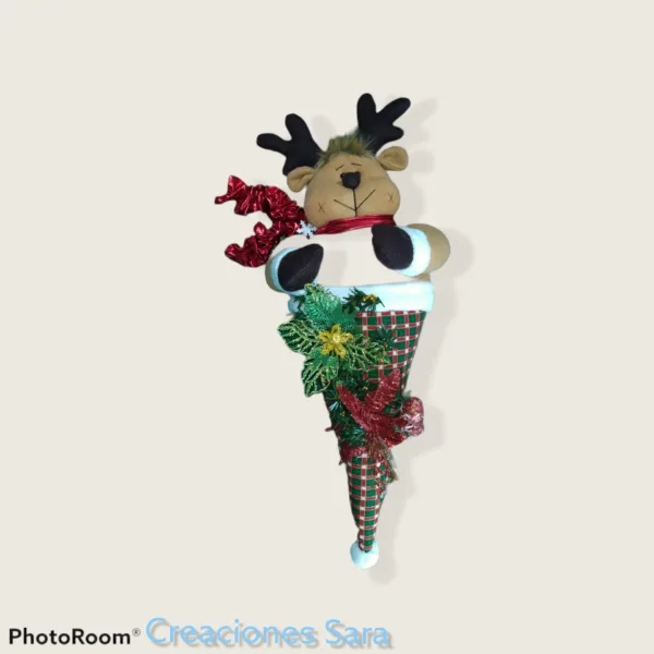 Cono navideño Reno
